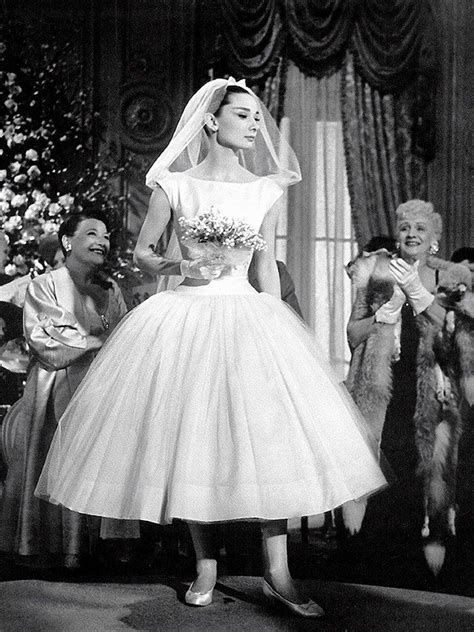 audrey hepburn 1955 givenchy wedding dress|funny face movie wedding dress.